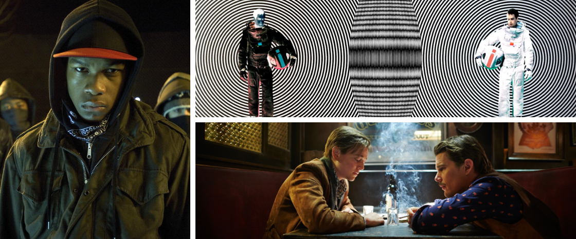 Multiple screenshots of various characters from ten underrated sci-fi movies